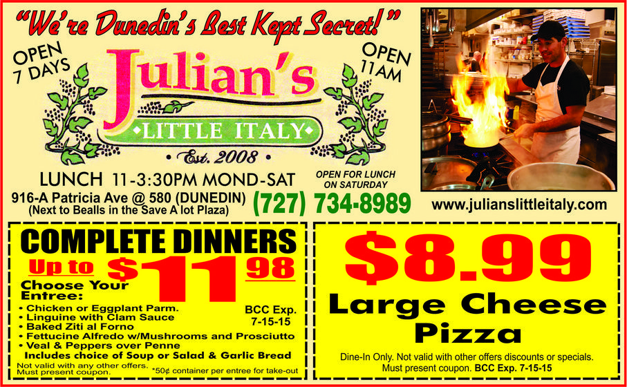 Coupon for Julian's Little Italy